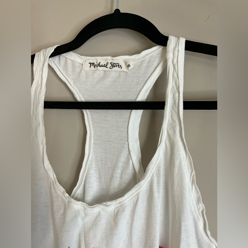 Michael Stars ‘Love’ USA Tank Top OS - Picture 2 of 9